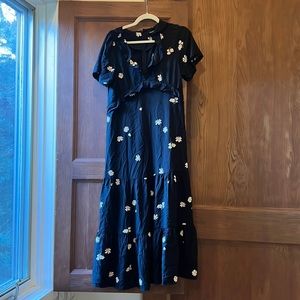Madewell Daisy Midi dress. Size 6.